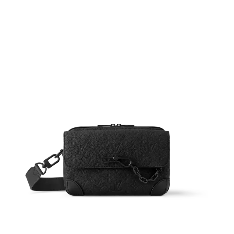 Louis Vuitton Steamer郵差包 | Taurillon Monogram壓花牛皮 經典鏈帶設計