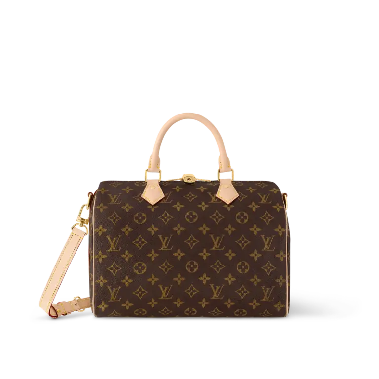 Louis Vuitton Speedy Bandoulière 30 經典老花手提斜挎包