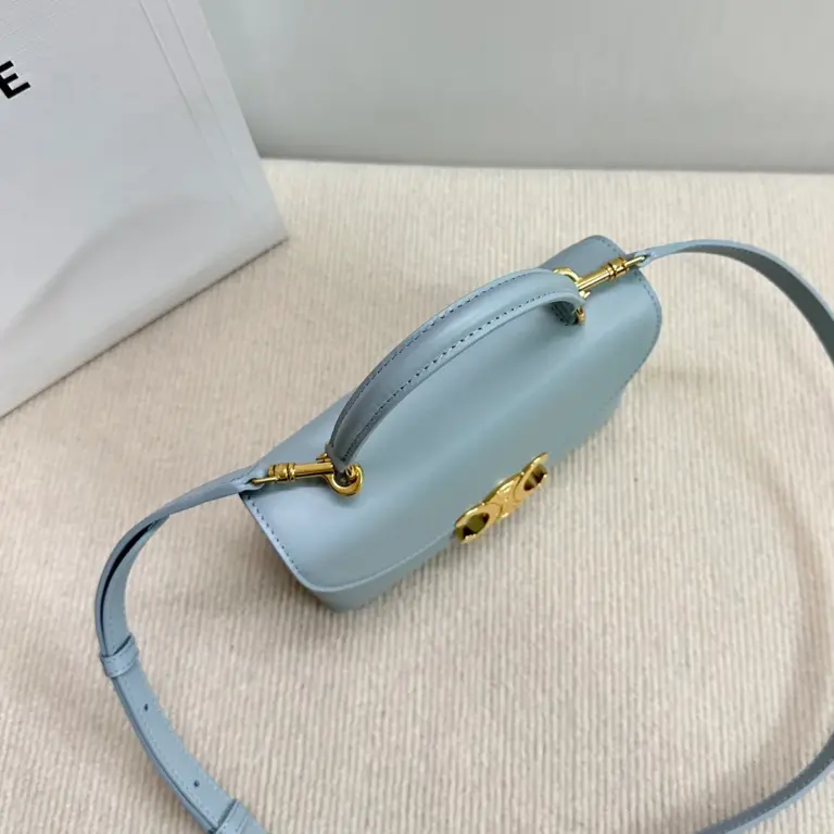 高仿CELINE-賽琳 經典TRIOMPHE金屬鎖扣多功能手提斜挎包-118113
