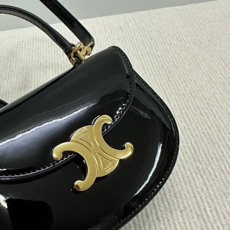 高仿CELINE-賽琳 經典迷你手袋 - 牛皮革優雅設計，多功能攜帶方式-10L063