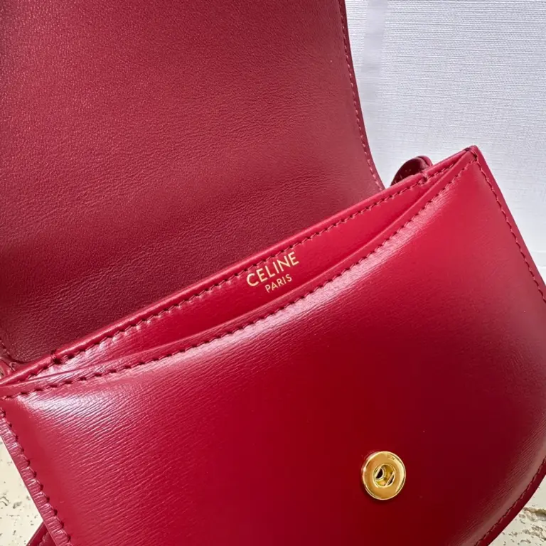 高仿CELINE-賽琳 迷你TRIOMPHE金屬扣手袋 - 時尚手提斜挎包-10L063 17 高仿CELINE-賽琳 迷你TRIOMPHE金屬扣手袋 - 時尚手提斜挎包-10L063