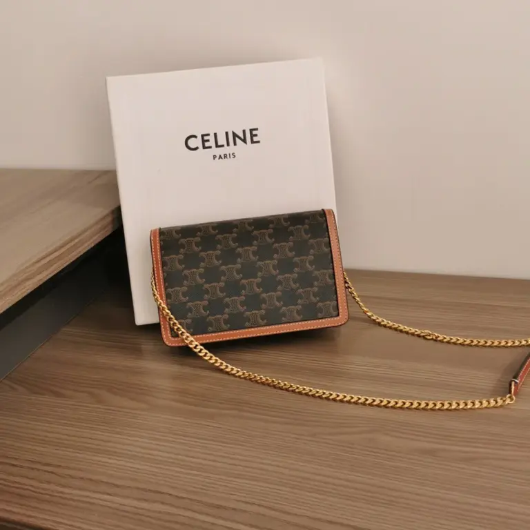 高仿CELINE-賽琳 TRIOMPHE CANVAS迷你手袋 - 時尚便攜多功能肩背包-10L462