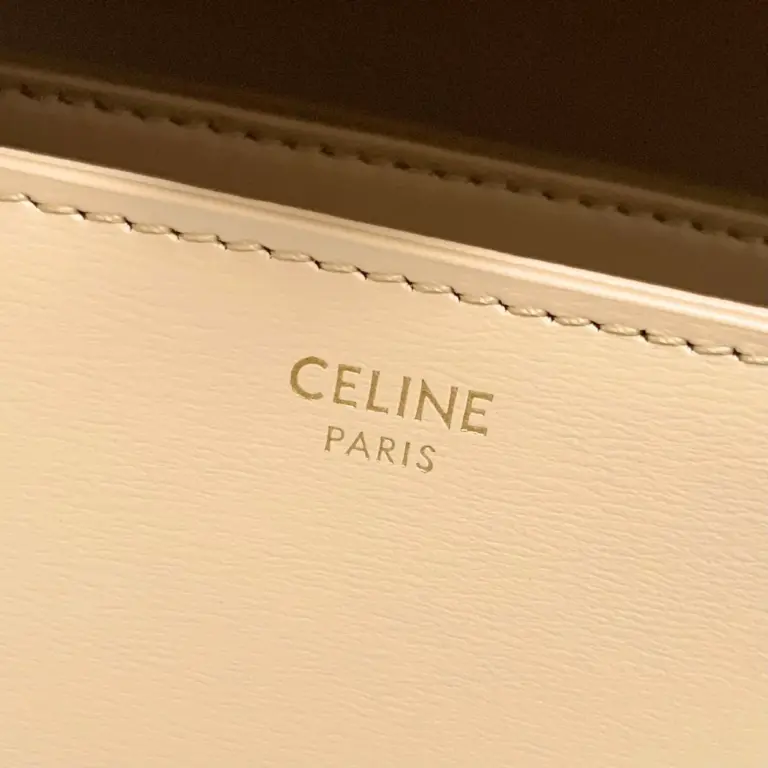 高仿CELINE-賽琳 經典TRIOMPHE牛皮革斜挎包-187363