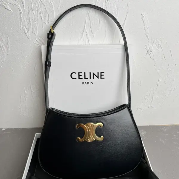 高仿CELINE-賽琳 時尚金色飾面牛皮革肩背包-115703 11 高仿CELINE-賽琳 時尚金色飾面牛皮革肩背包-115703