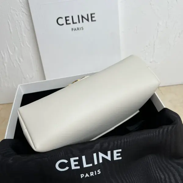 高仿CELINE-賽琳 經典TRIOMPHE牛皮斜挎包 - 金色飾面優雅設計-116593 19 高仿CELINE-賽琳 經典TRIOMPHE牛皮斜挎包 - 金色飾面優雅設計-116593