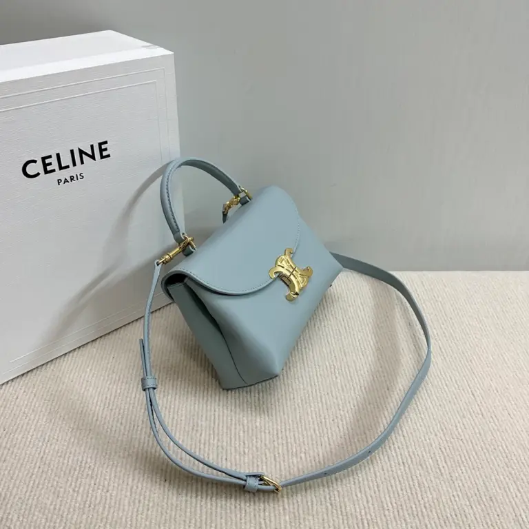 高仿CELINE-賽琳 經典TRIOMPHE金屬鎖扣多功能手提斜挎包-118113