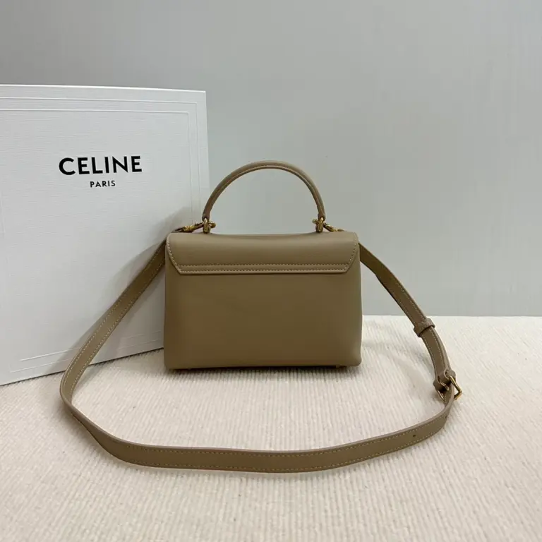 高仿CELINE-賽琳 TRIOMPHE 牛皮革多功能手提斜挎包-118113