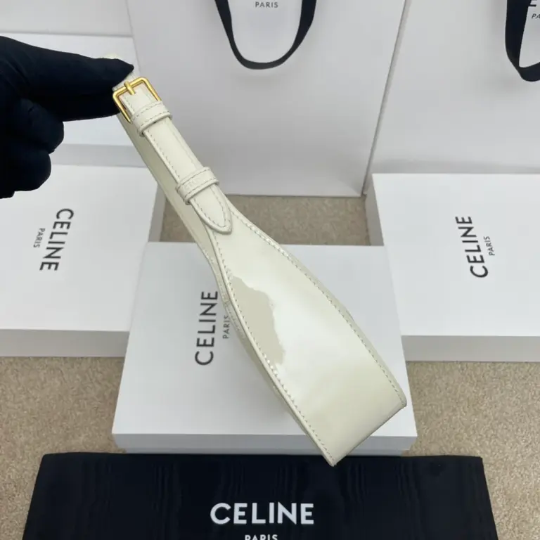 高仿CELINE-賽琳 經典TRIOMPHE牛皮革手提肩背包-118313