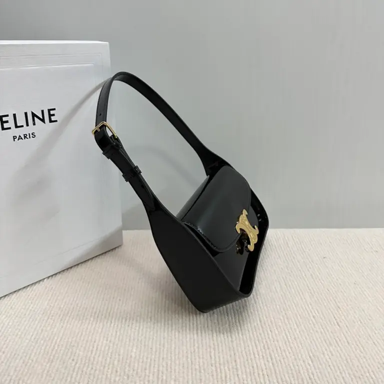 高仿CELINE-賽琳 經典TRIOMPHE牛皮革手提肩背包-118313