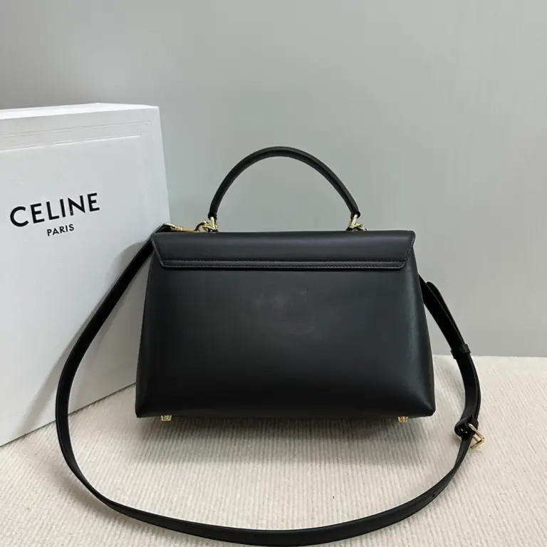 高仿CELINE-賽琳 經典TRIOMPHE牛皮革多功能手提斜挎包-117523