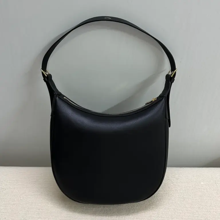 高仿CELINE-賽琳 金色飾面牛皮革肩背包-114713