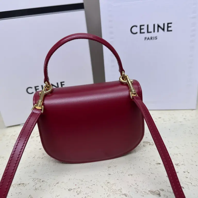 高仿CELINE-賽琳 迷你TRIOMPHE金屬扣手袋 - 時尚手提斜挎包-10L063 14 高仿CELINE-賽琳 迷你TRIOMPHE金屬扣手袋 - 時尚手提斜挎包-10L063