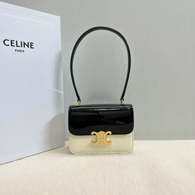 高仿CELINE-賽琳 Triomphe 牛皮革手提肩背包-118053