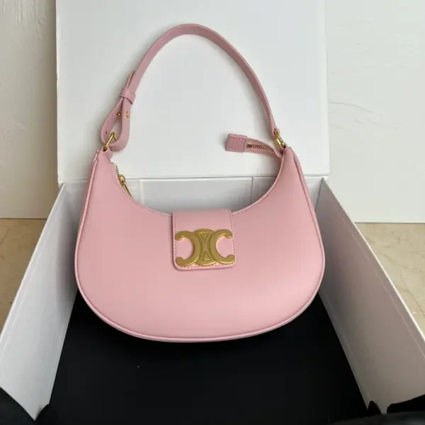 高仿CELINE-賽琳 經典金色飾面牛皮革手提肩背包-114493