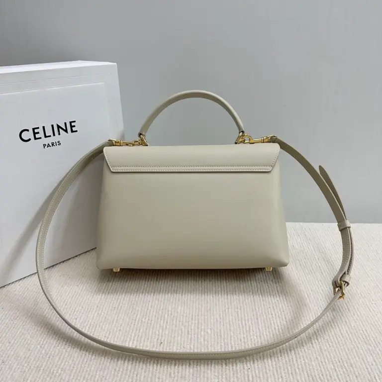 高仿CELINE-賽琳 TRIOMPHE牛皮革多功能手提斜挎包-117523