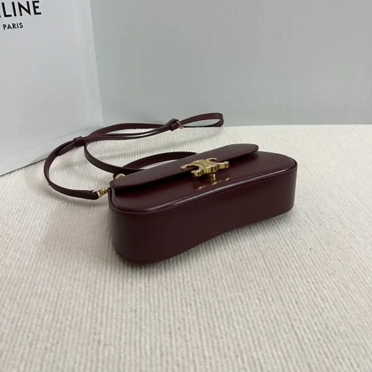 高仿CELINE-賽琳 TRIOMPHE牛皮革多功能手提斜挎包-119533 14 高仿CELINE-賽琳 TRIOMPHE牛皮革多功能手提斜挎包-119533