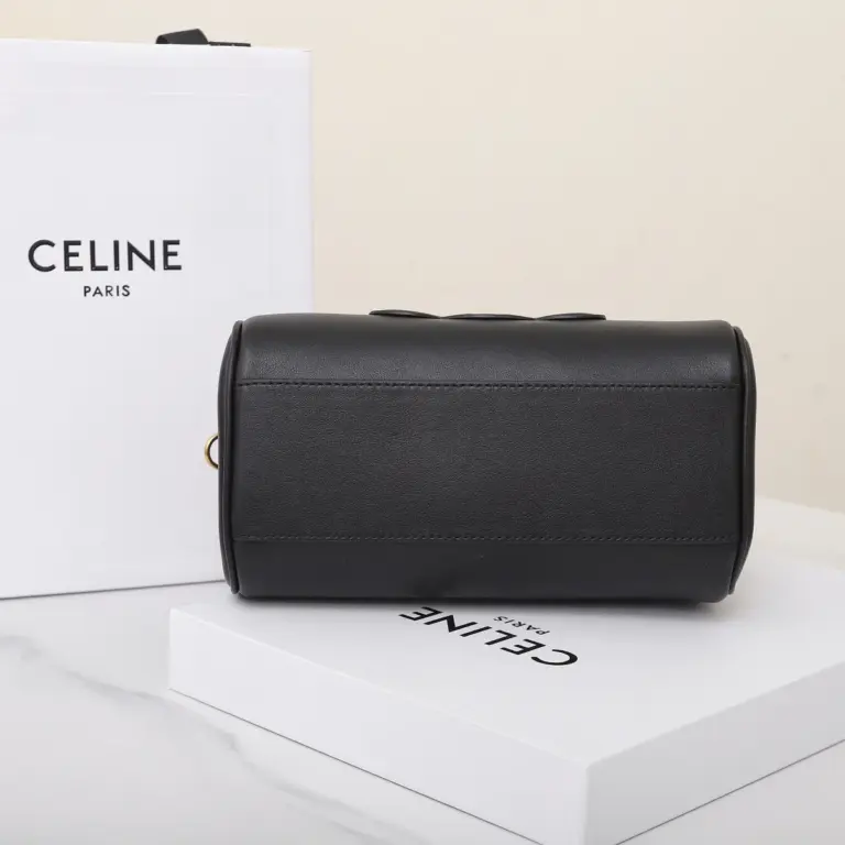 高仿CELINE-賽琳 金色飾面牛皮革多功能手提斜挎包-113773