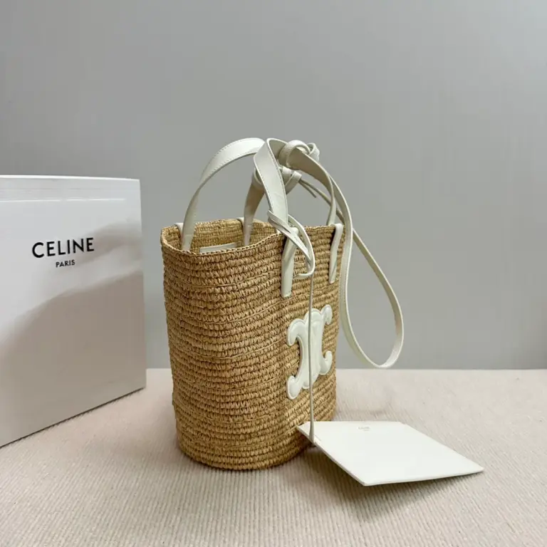 高仿CELINE-賽琳 手工編織牛皮革包邊手提肩背包-115802 13 高仿CELINE 高仿CELINE-賽琳 手工編織牛皮革包邊手提肩背包-115802 高仿CELINE