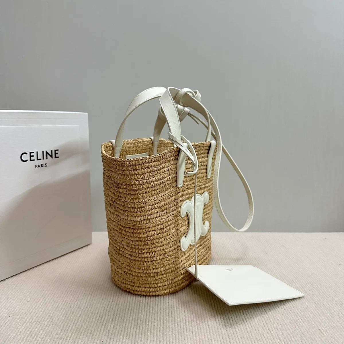 高仿CELINE-賽琳 手工編織牛皮革包邊手提肩背包-115802 4 高仿CELINE 高仿CELINE-賽琳 手工編織牛皮革包邊手提肩背包-115802 高仿CELINE