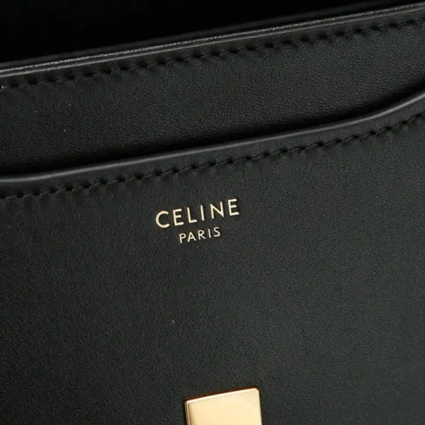高仿CELINE-賽琳 迷你手袋197983BEY - 牛皮革旋轉鎖扣多功能手袋-197983