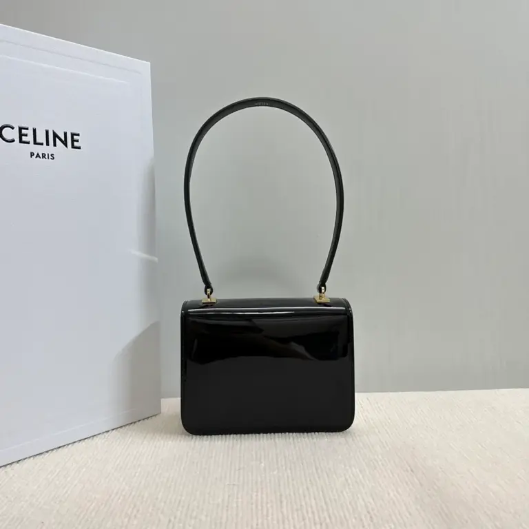 高仿CELINE-賽琳 Triomphe 牛皮革手提肩背包-118053