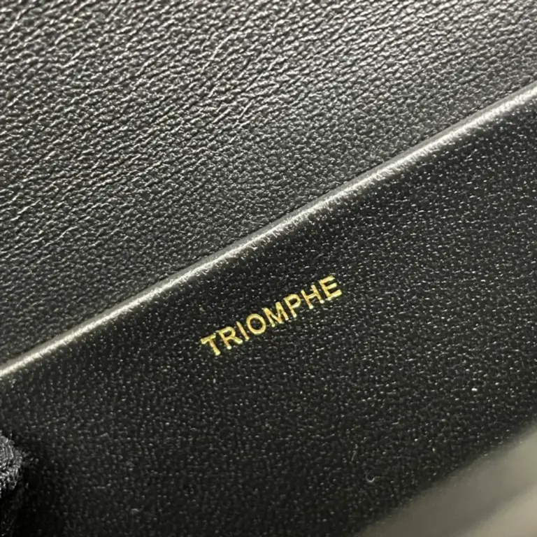 高仿CELINE-賽琳 TRIOMPHE 牛皮革肩背包 - 經典鎖扣設計-194143