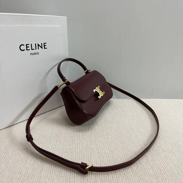 高仿CELINE-賽琳 TRIOMPHE牛皮革多功能手提斜挎包-119533 13 高仿CELINE-賽琳 TRIOMPHE牛皮革多功能手提斜挎包-119533