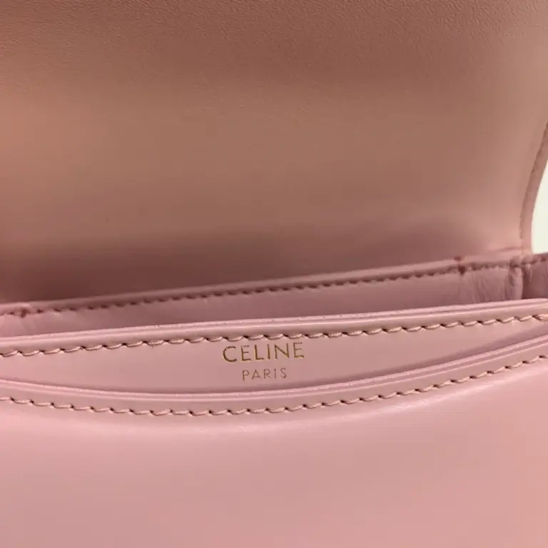 高仿CELINE-賽琳 金色TRIOMPHE迷你手袋 - 時尚手提斜挎包-10L063