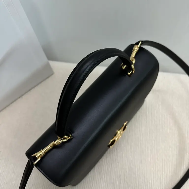 高仿CELINE-賽琳 經典TRIOMPHE牛皮革多功能手提斜挎包-117523