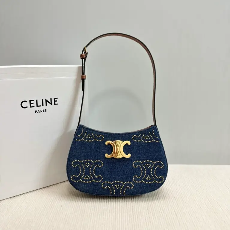 高仿CELINE-賽琳 牛皮革包邊羊皮襯裏時尚肩背包-115702