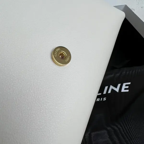 高仿CELINE-賽琳 經典TRIOMPHE牛皮斜挎包 - 金色飾面優雅設計-116593 16 高仿CELINE-賽琳 經典TRIOMPHE牛皮斜挎包 - 金色飾面優雅設計-116593
