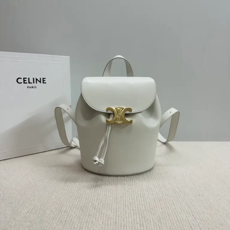 高仿CELINE-賽琳 TRIOMPHE磁扣多功能皮革包-118703