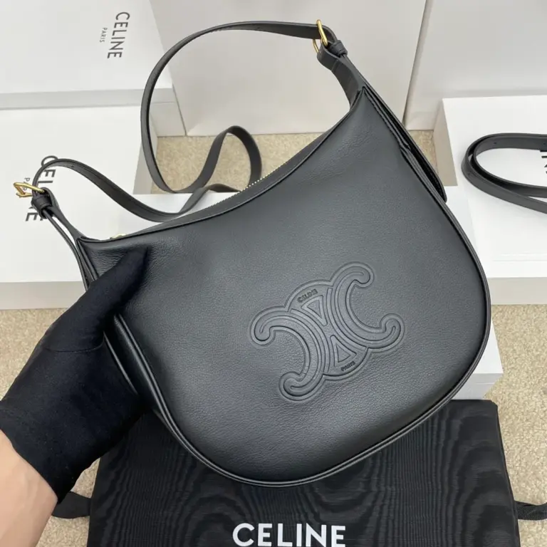 高仿CELINE-賽琳 多功能牛皮革斜挎肩背兩用包-117253