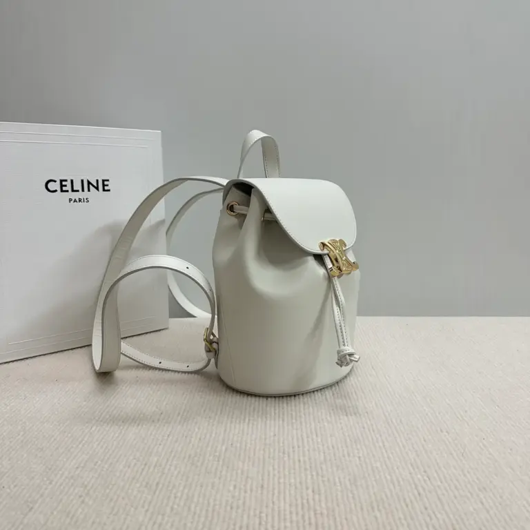 高仿CELINE-賽琳 TRIOMPHE磁扣多功能皮革包-118703