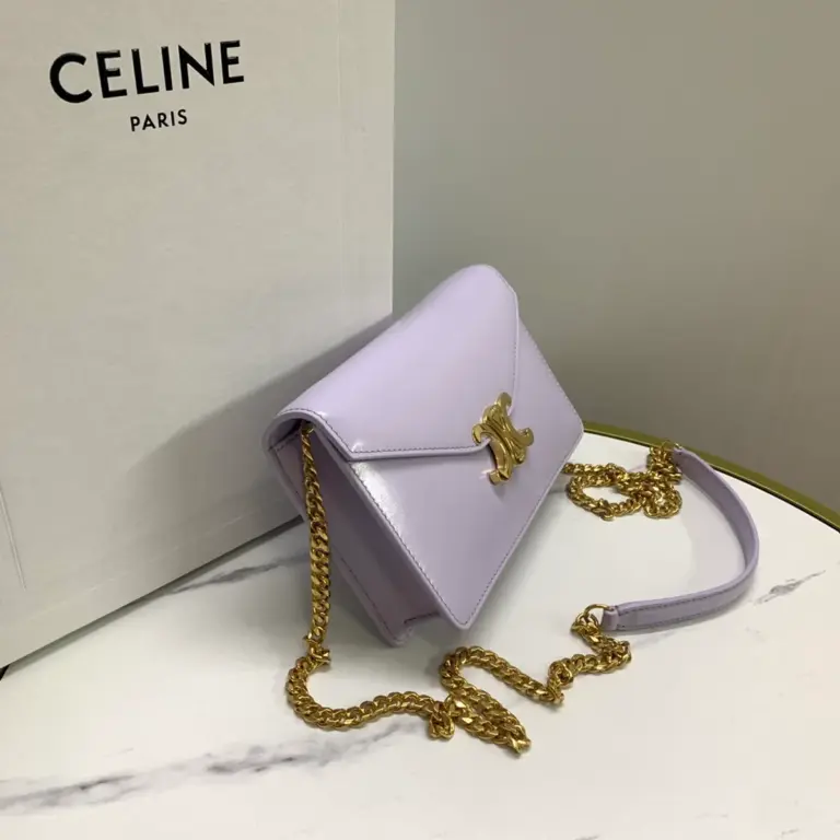 高仿CELINE-賽琳 經典牛皮迷你手袋 | 可拆卸鏈帶三用設計 | 大容量智能手機收納-10L033