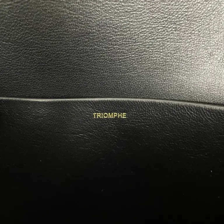 高仿CELINE-賽琳 TRIOMPHE 金屬鎖扣牛皮斜挎包 - 多隔層時尚肩背包-188423