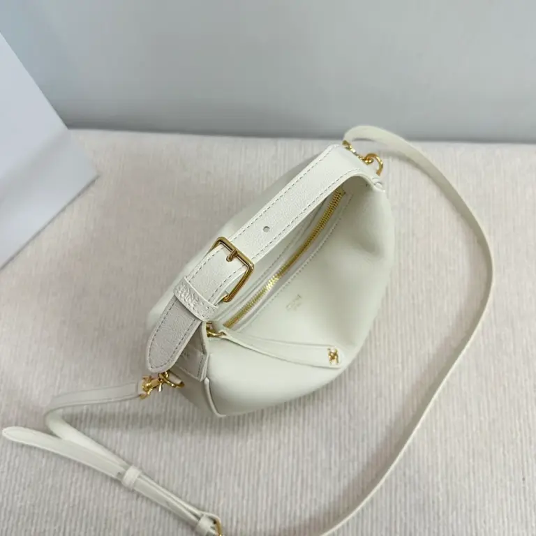高仿CELINE-賽琳 金色牛皮革多功能手提斜挎包-120723