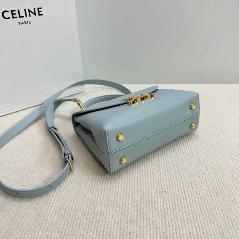 高仿CELINE-賽琳 經典TRIOMPHE金屬鎖扣多功能手提斜挎包-118113
