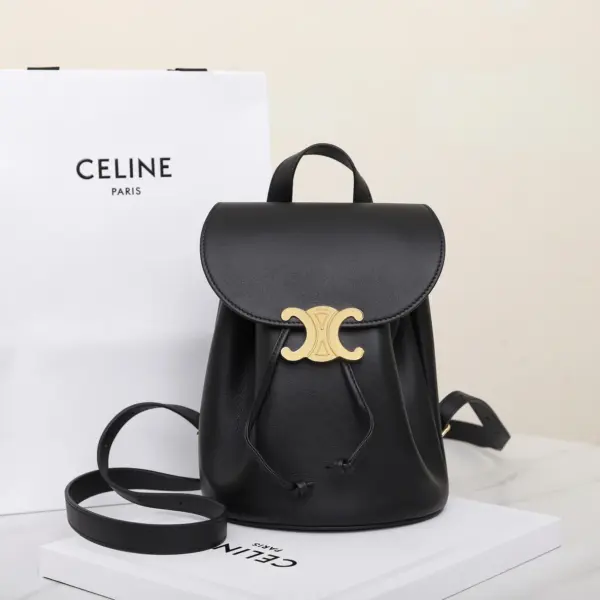 高仿CELINE-賽琳 TRIOMPHE磁扣牛皮革多功能手提包- 11870