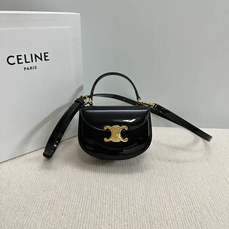 高仿CELINE-賽琳 經典迷你手袋 - 牛皮革優雅設計，多功能攜帶方式-10L063