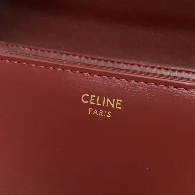 高仿CELINE-賽琳 TRIOMPHE鎖扣牛皮斜挎包 - 多功能時尚肩背包-188423