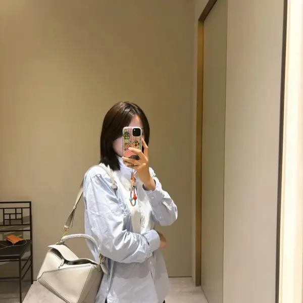 高仿羅意威/LOEWE 編制手柄單肩包