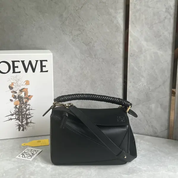 高仿羅意威/LOEWE 編制手柄單肩包