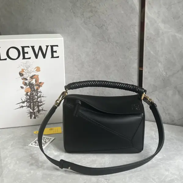 高仿羅意威/LOEWE 編制手柄單肩包