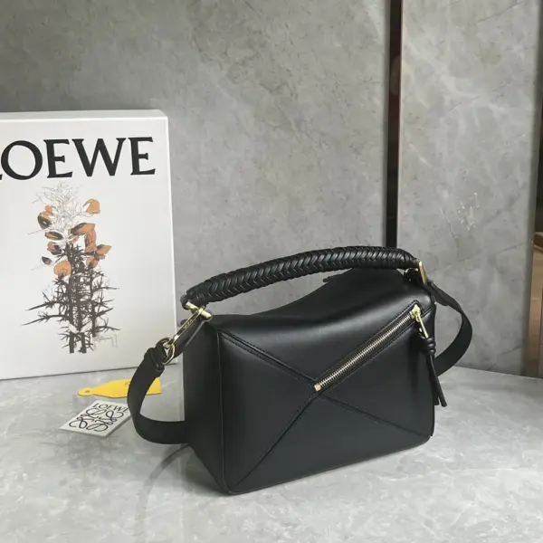 高仿羅意威/LOEWE 編制手柄單肩包