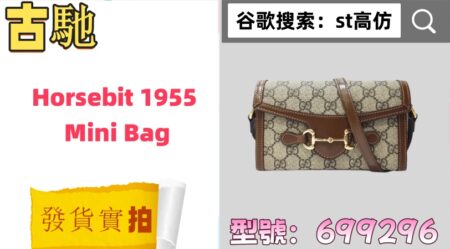 高仿包包|高仿古馳 Horsebit 1955 Mini Bag 發貨實拍+穿搭建議（型號699296） 高仿包包
