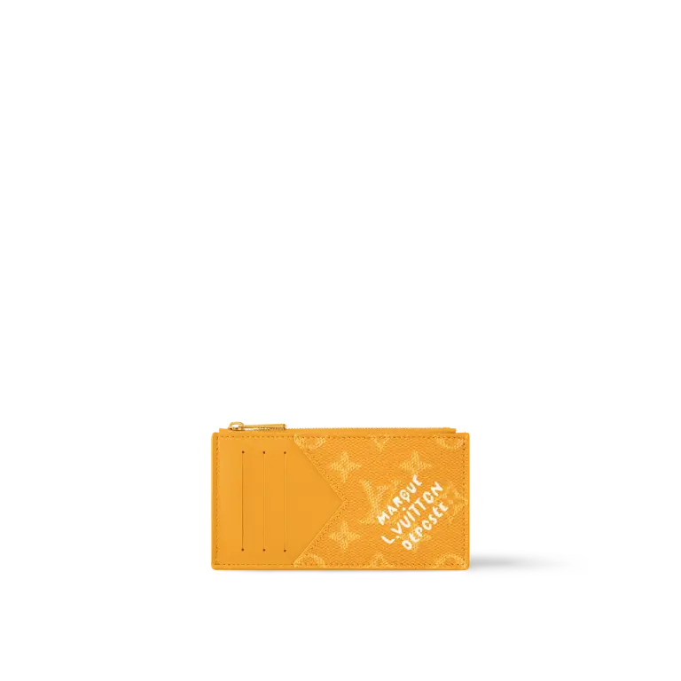高仿包包LV Pharrell Williams联名款Monogram Heritage帆布零钱名片夹 - 时尚多功能收纳-M12660