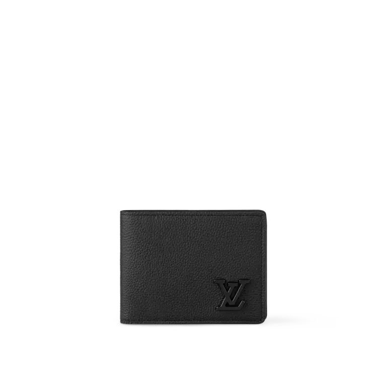 高仿LV Aerogram 黑色粒面小牛皮男士錢包 | 高仿LV 經典多卡位短夾-M69829