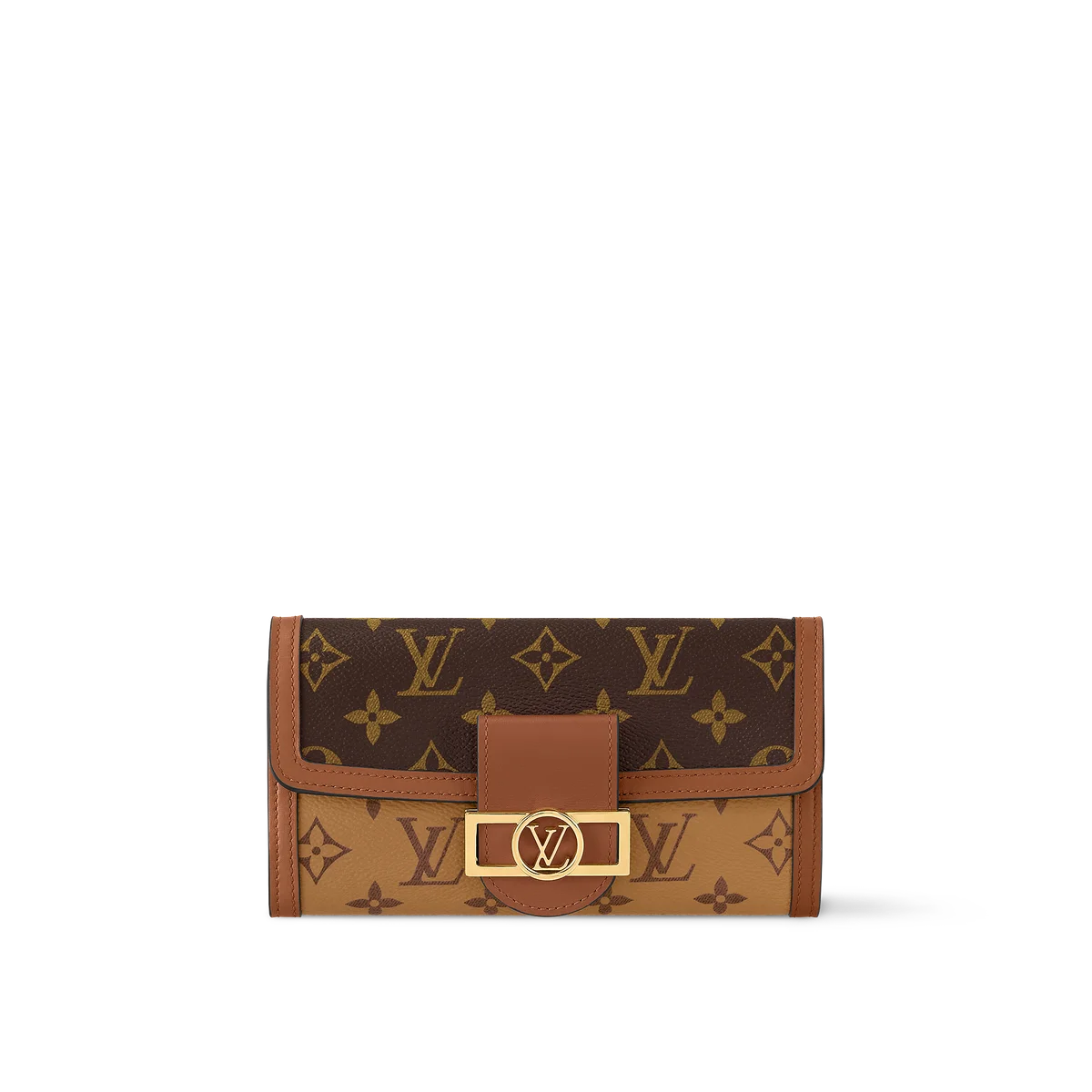 高仿LV Sarah Dauphine 錢包 | Monogram 翻轉帆布設計 12卡位拉鏈零錢格-M46645 1 高仿LV Sarah Dauphine 錢包 | Monogram 翻轉帆布設計 12卡位拉鏈零錢格-M46645