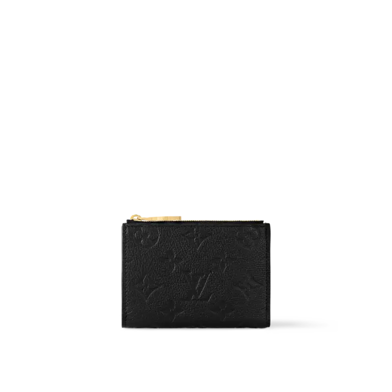 高仿LV Lisa Monogram Empreinte黑色短夾錢包 | 小巧多功能女士皮夾-M83365
